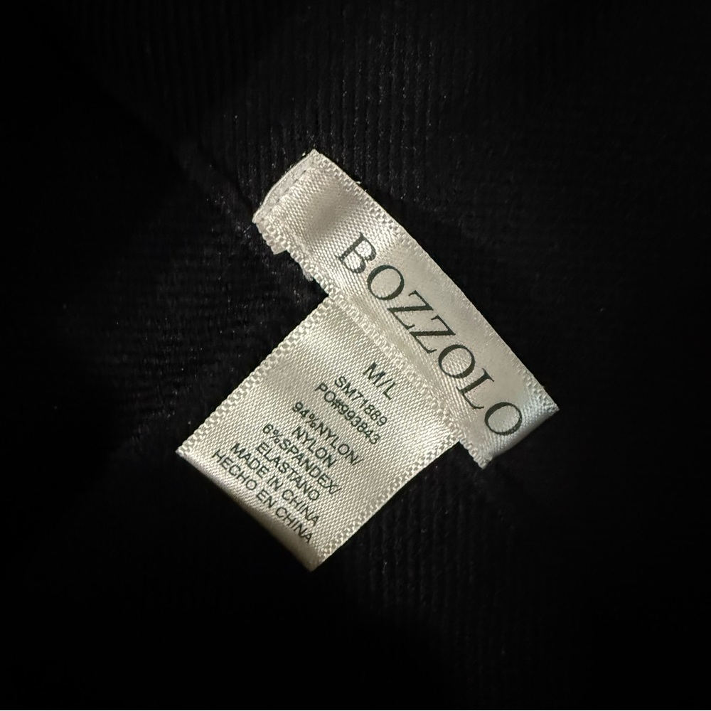 Bozzolo Black Kids Seamless Ribbed Leggings - Picture 2 of 4